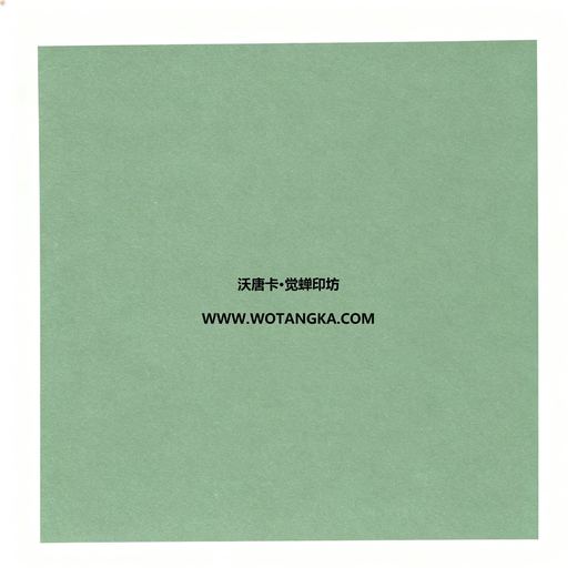 沃唐卡·觉蝉印坊装裱卡纸 MAT0123 天鹅绒纹·薄荷绿色 实物纹理图