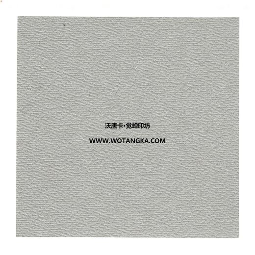 沃唐卡·觉蝉印坊装裱卡纸 MAT0131 细水皮纹·浅灰色 实物纹理图