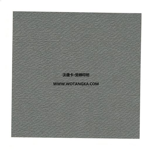 沃唐卡·觉蝉印坊装裱卡纸 MAT0135 细水皮纹·烟灰色 实物纹理图