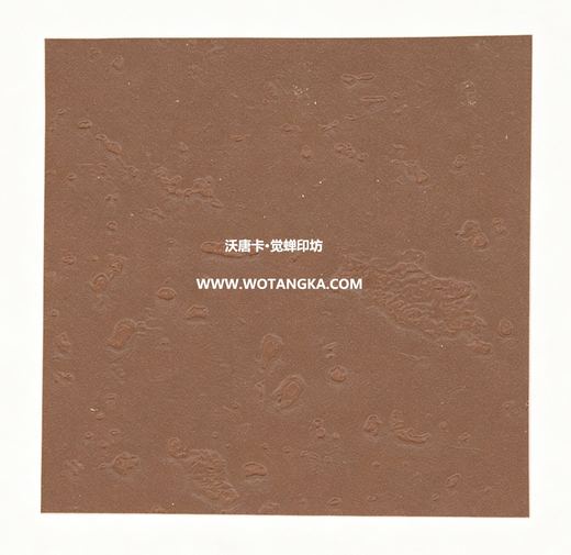 沃唐卡·觉蝉印坊装裱卡纸 MAT0153 石斑纹·深棕褐色 实物纹理图