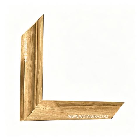 沃唐卡·觉蝉印坊画框 PictureFrame0109 北美白橡木直纹线条框 实物图